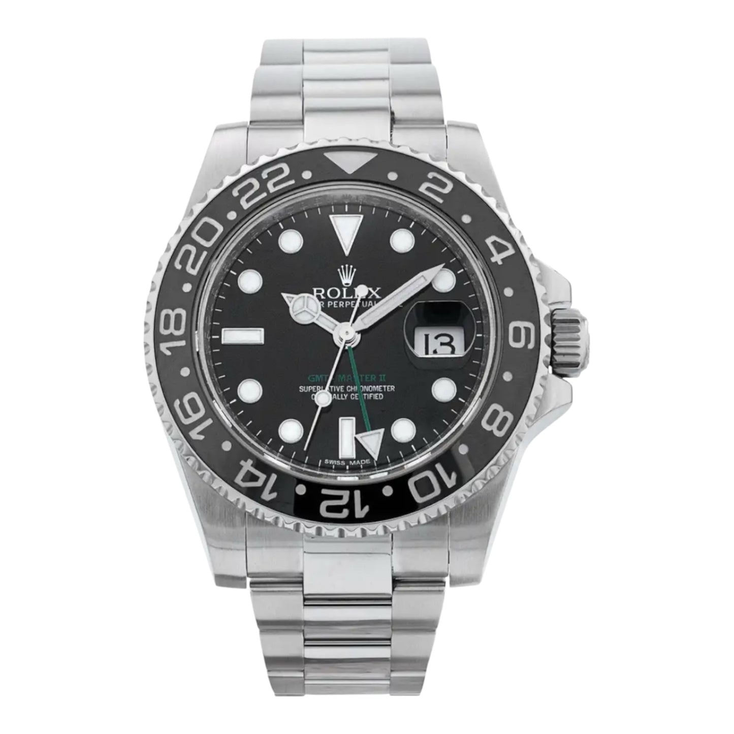 ROLEX GMT MASTER II BLACK & GREEN