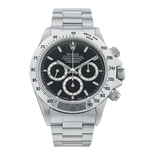 ROLEX DAYTONA SILVER & BLACK